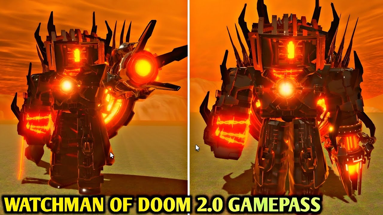 New WATCHMAN OF DOOM 2.0 ( W.O.D ) Gamepass Morph In Battle Of Alliance | Roblox Skibidi Toilet 