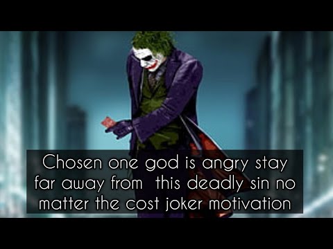 Chosen one god is angry stay far away from this deadly sin|motivation video|joker video|joker speech