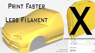 How to 3d print rc car body fast and with less support/Painting rc body/Scale Addiction