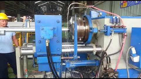 AUTOMATIC PIPE THREADING MACHINE 2.1/2" TO 6" FOR ERW TUBE. GI PIPE. STEEL PIPE, CONDUIT PIPE