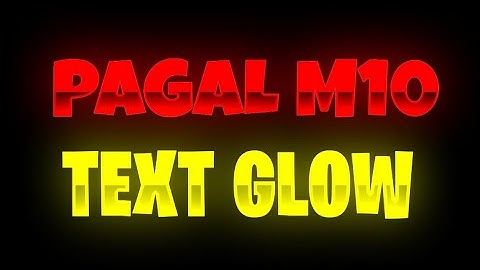 How to make a shiny text on PS TOUCH for thumbnailes | how to make GLOWING TEXT on androied| HINDI