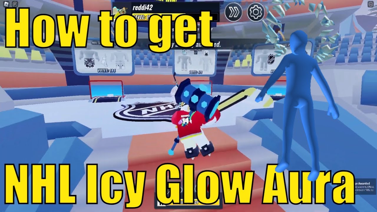 How to get NHL Icy Glow Aura in NHL Blast Watch Replays and Use Voting Station FREE UGC