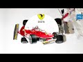 Ferrari 312t4 scale model 18 by centauria  hyperlapse construction