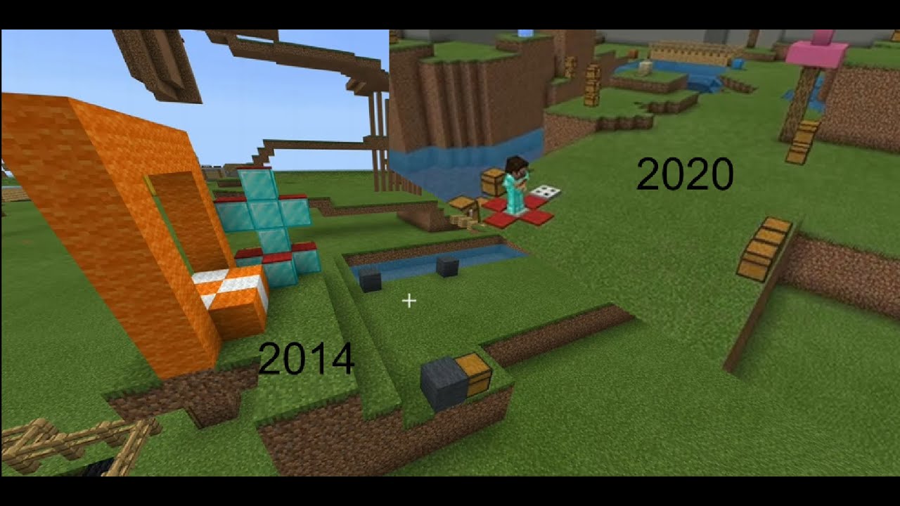 part 2 of my battle for bikini bottom minecraft mini game comparison 2014-2020