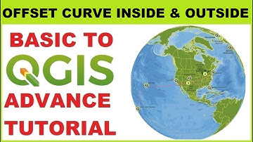 QGIS Beginning to Advanced Tutorial #32 Offset Curve Inside and Outside in QGIS  I Offset Curve