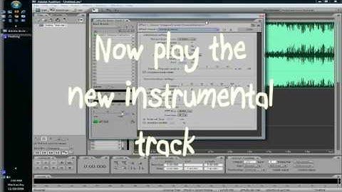 Tutorial - How to Remove Vocals Using Adobe Audition