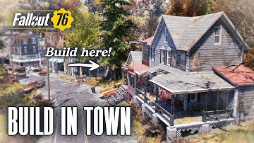 Fallout 76 Camp Tutorial - Build IN Town (Flatwoods/Summersville) - By Spyro