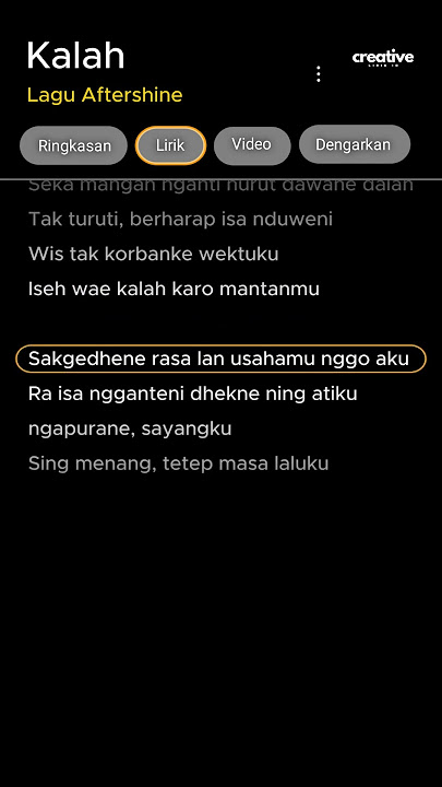 Kalah - Aftershine #liriklagu #aesthetic #aftershine #lagujawa #kalah