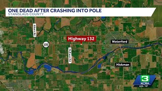 28-year-old Waterford man dies after crashing into telephone pole