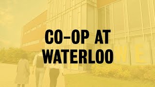 Co-op at the University of Waterloo