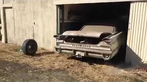 SOLD - 1959 Oldsmobile Super 88 Convertible barn find…first time running since 1974
