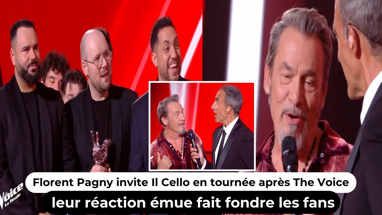 Florent Pagny invite Il Cello en tournée après The Voice : leur réaction  émue fait fondre les fans