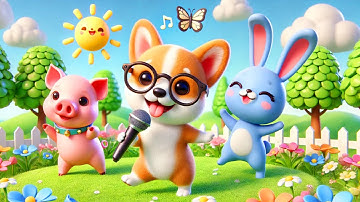 Bài Hát Thiếu Nhi Vui Nhộn Hay Nhất Cho Bé - Chú Cho Moco - Ca Nhạc Hoạt Hình 3D Đội Kèn Tí Hon