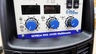 Unboxing and Testing REM POWER Multimatic MIG / MMA / TIG Welding Machine 200 A