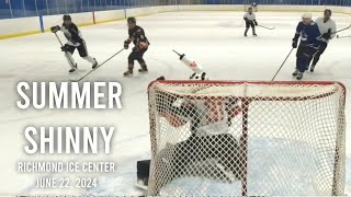 Letting in a ton of goals vs Jeff the sniper @ Richmond Ice Center June 22 - 2024