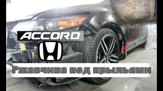 Ржавчина под крыльями | Honda Accord 8