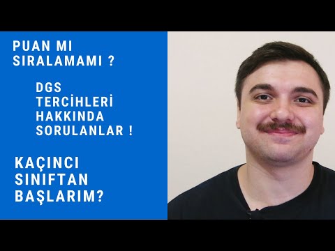 DGS TERCİHLER HAKKINDA SIK SORULAN SORULARA CEVAP!