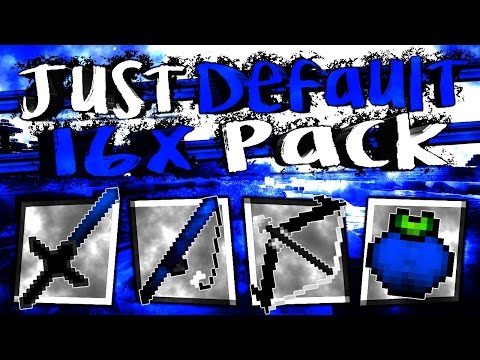 MINECRAFT PVP TEXTURE PACK - JUST DEFAULT BLUE UHC/MCSG
