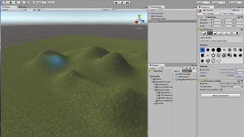 Unity Terrain etc. 4 - Elevation and Mountains