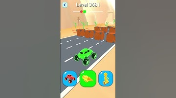 Shape shifting2 game level #3681  hyper casual game #shapeshifting  #gameplay #gaming #shortvideo...