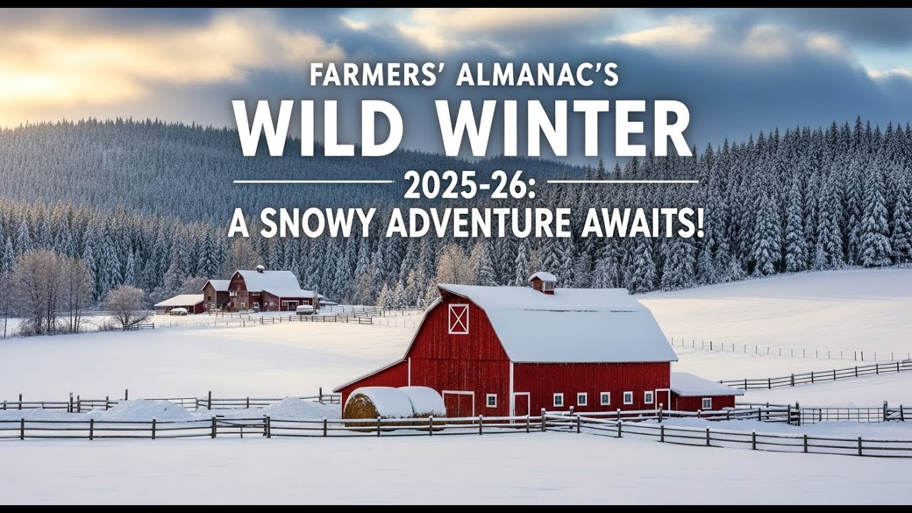 Farmers' Almanac's Wild Winter 2025-26: A Snowy Adventure Awaits! # ...