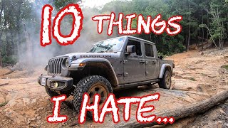 10 Things I HATE About My Jeep Gladiator Truck