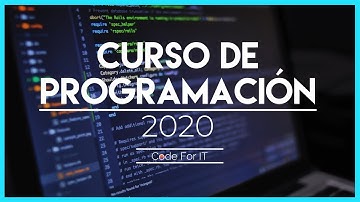 Curso de PROGRAMACIÓN DESDE CERO ✅ 2020 | Introducción