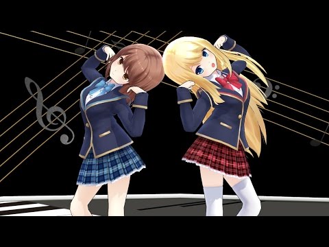 【ガールフレンド（仮）MMD】心実ちゃん&ルメールちゃんで　愛Dee720p35