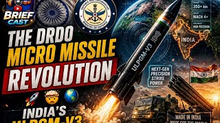 🚀The DRDO Micro Missile Revolution| fire and forget😅|ULPGM-V3|#briefcast #defence #india #drdo 