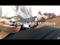 Rainy Days And Mondays ・Carpenters /雨の日と月曜日は・カーペンターズ/ Ukulele solo / TAB譜面  /ウクレレ弾くよ♪