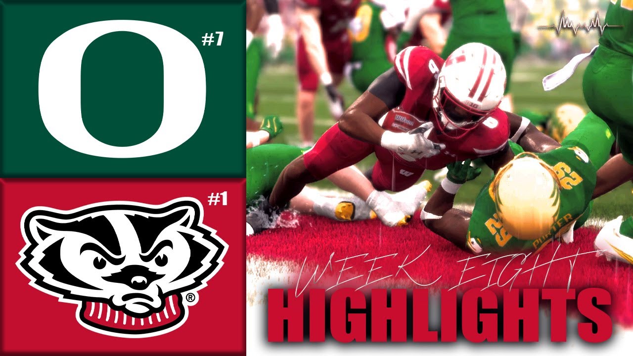 CF '26 | #1 Wisconsin Badgers vs #7 Oregon Ducks Highlights | Week 8 | Season 2