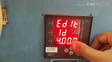 Modbus Communication settings Schneider LM6400 Energy Meter Programming Guide