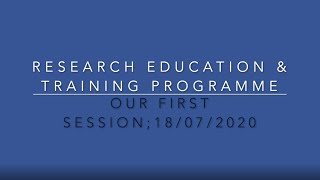 Research Webinar 18th July 2020