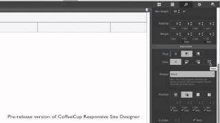 Pre Release Version of CoffeeCup Responsive Site Designer screenshot 4