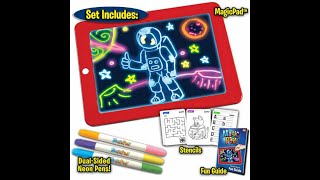 3D Magic Drawing Pad 8 Light Effects Puzzle Board 3D Sketchpad Tablet | Mios.pk screenshot 3