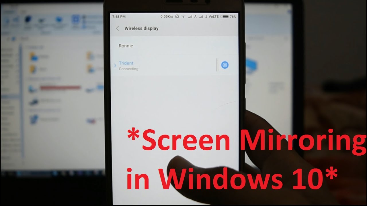 mirror android screen to windows 10 mirror android screen to windows 10