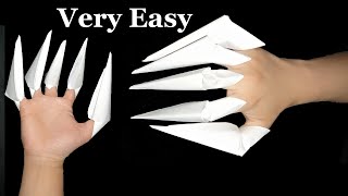 How to make paper ninja Claws dragon origami Origami (hobby) | Easy paper craft tutorial