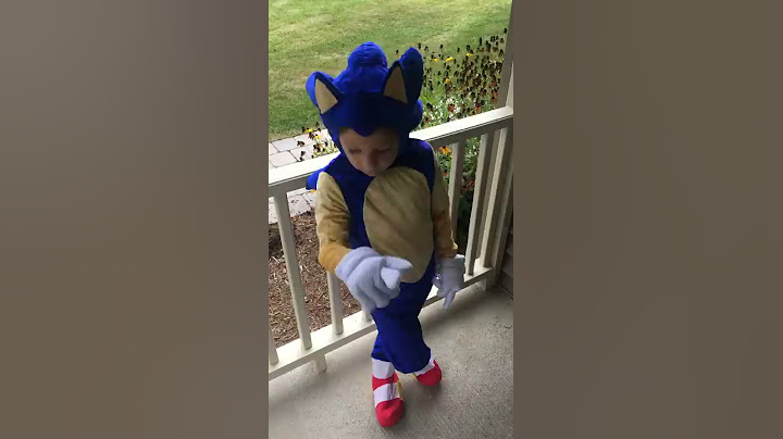 Sonic halloween costume