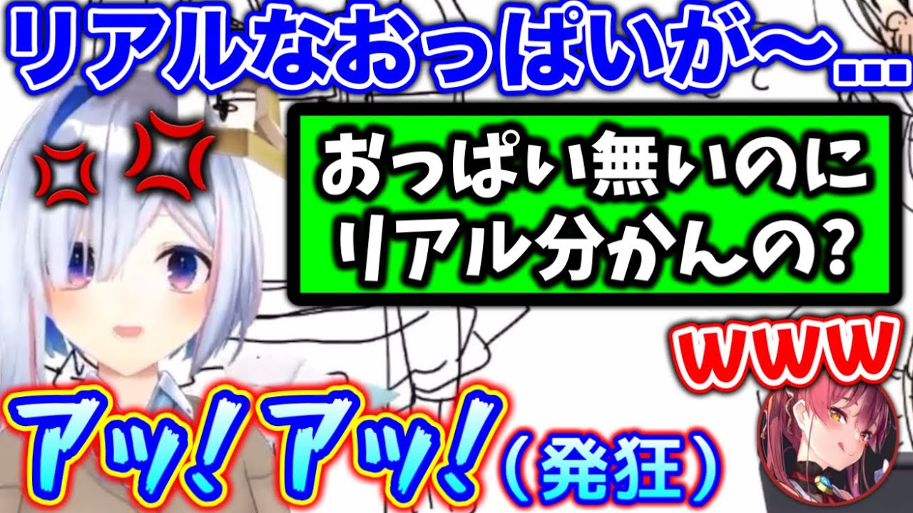 クソ辛辣コメに発狂するかなたと爆笑する船長【ホロライブ切り抜き/天音かなた/宝鐘マリン】