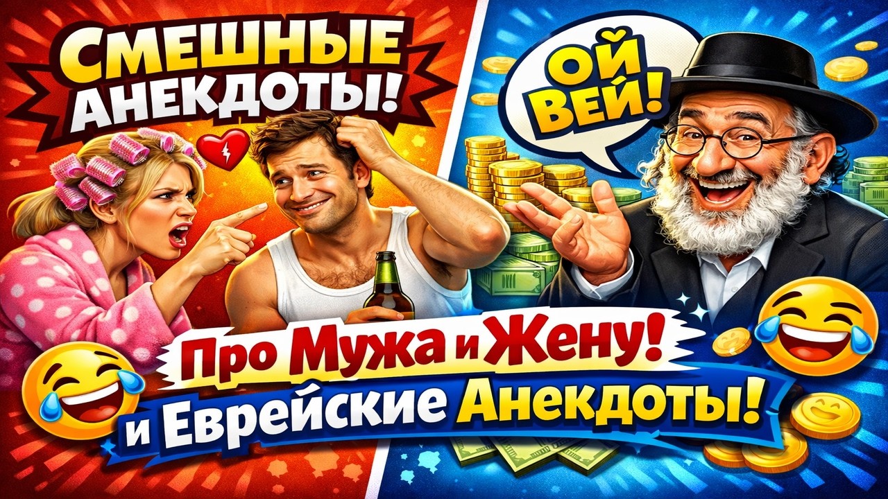 Муж и Жена: Анекдоты, от Которых Невозможно Не Смеяться!