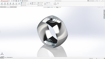 SOLIDWORKS Infinite Power Surfacing Ring - Part 2
