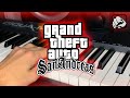 GTA san andreas theme song piano | HOW TO PLAY | INSTRUMENTAL