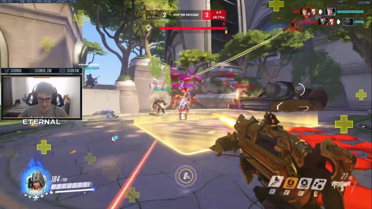 Overwatch Tracking God SoOn Tries To Carry His Idiot Teammates