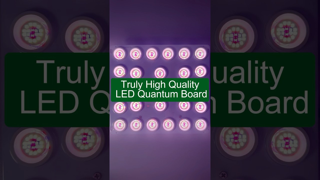 Really high-quality LED quantum boards can save the cost of purchasing lights in a short time.
