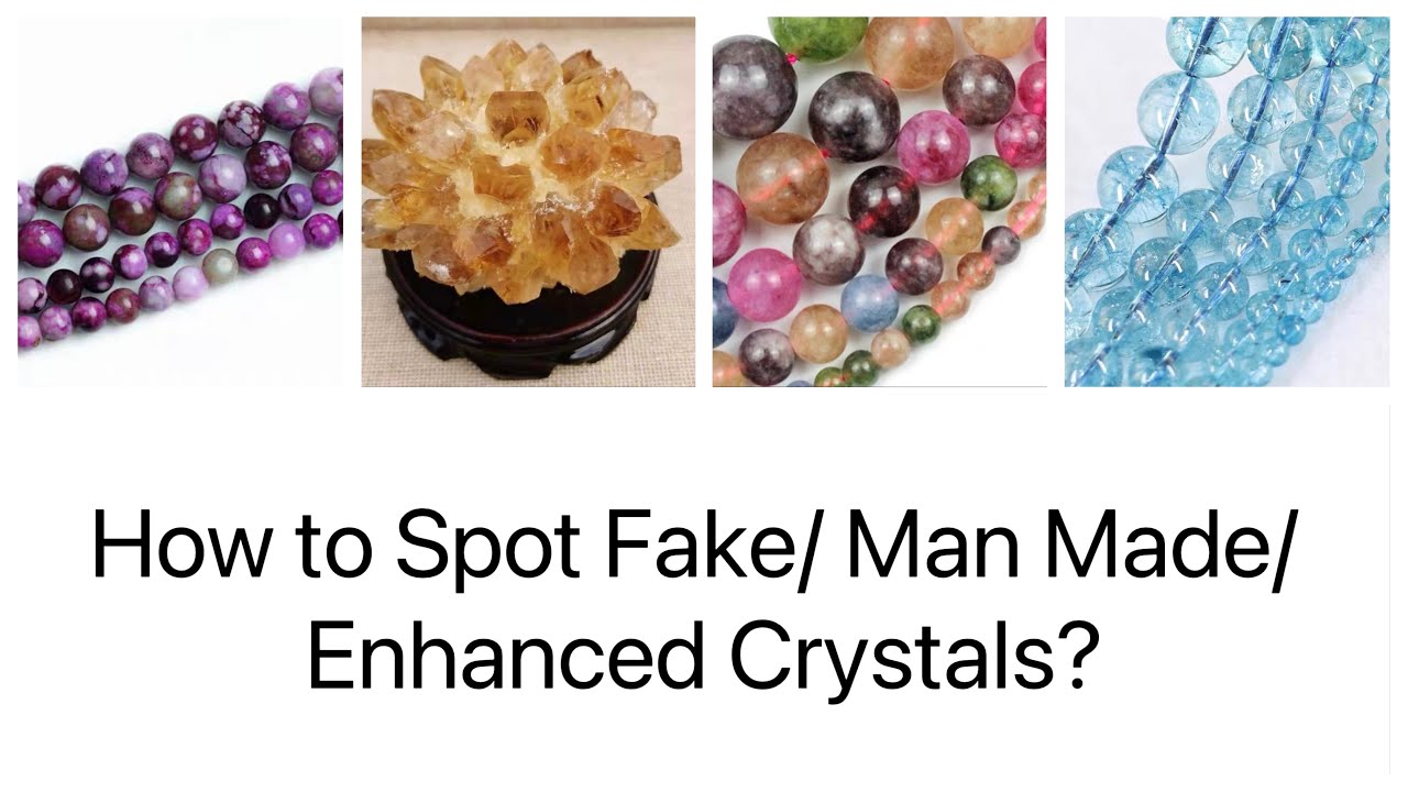 How to Spot Fake Man Made Color Dyed Enhanced Crystals? (With photo  illustrations) 