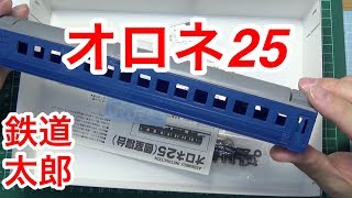 『鉄道模型 HOゲージ』ブルートレイン客車 オロネ25(個室寝台)Vol.1