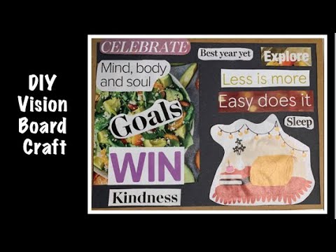Vision Board DIY Craft - YouTube