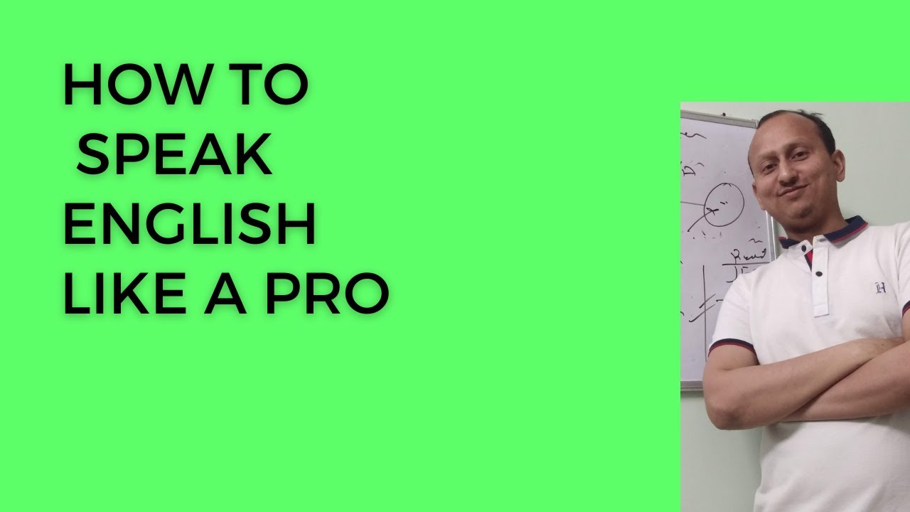 How to Speak English Like a Pro | #english - YouTube