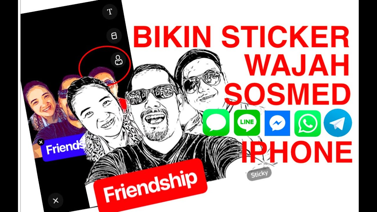 Cara Membuat Sticker Wajah Sendiri Iphone Di Line
