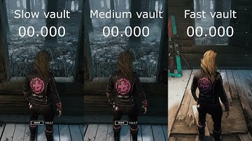 Slow, medium and fast window vault speed comparison
